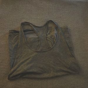 Womens heather grey Nike tank